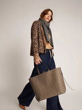 MUNTHE Talhua Knit Camel Cardigan Sweater